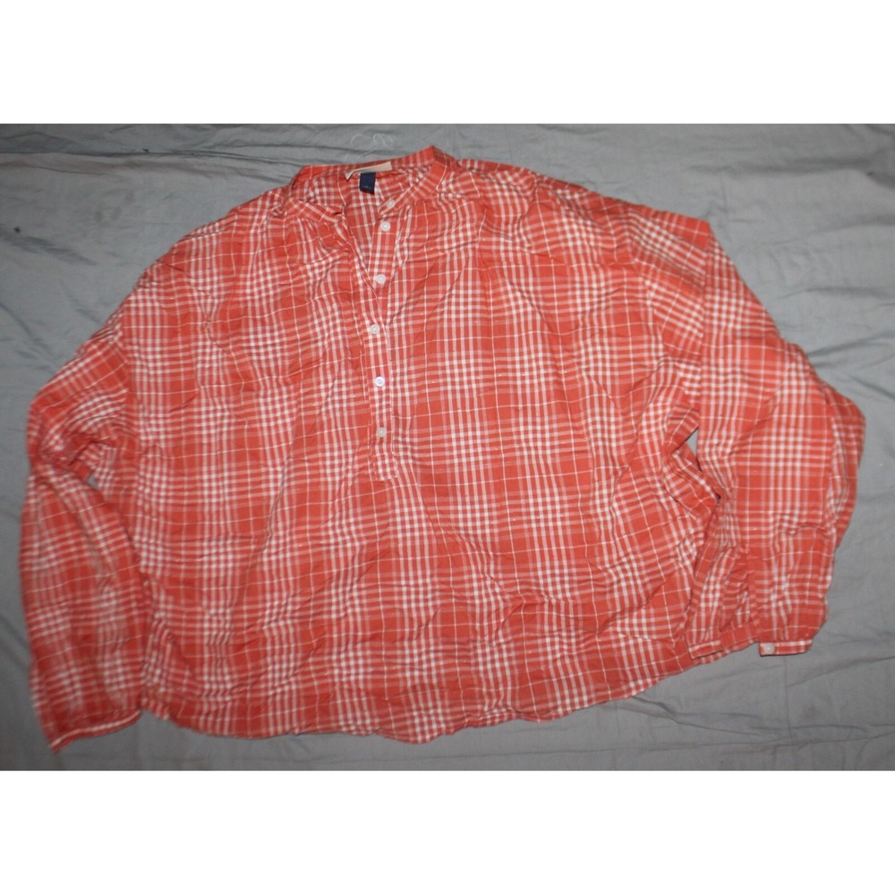 Universal Thread Top Blouse Shirt Women plaid size small